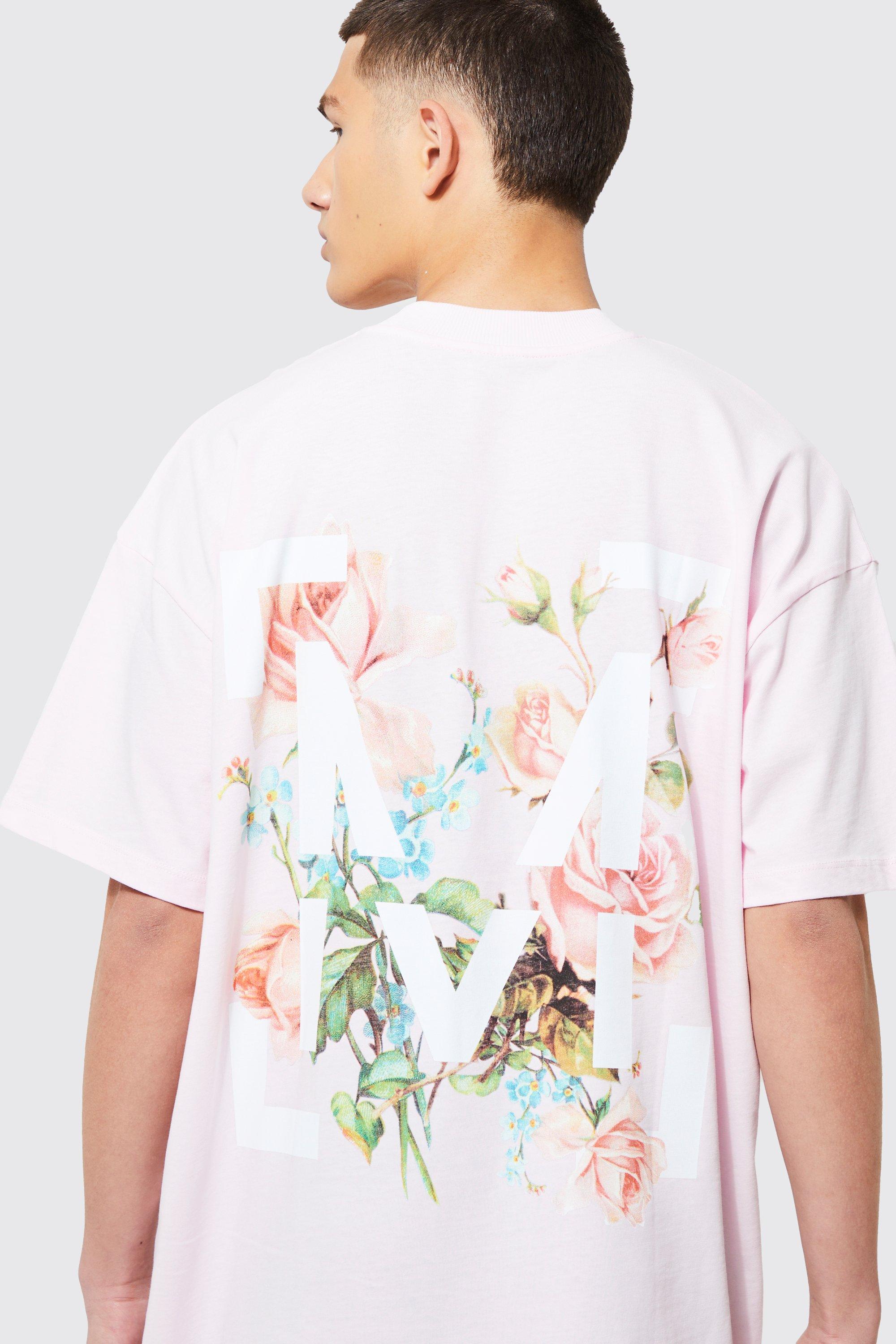 T shirt uomo clearance fiori